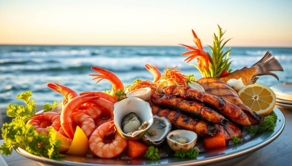 Coastal cuisine at Ocean Grill & Bar