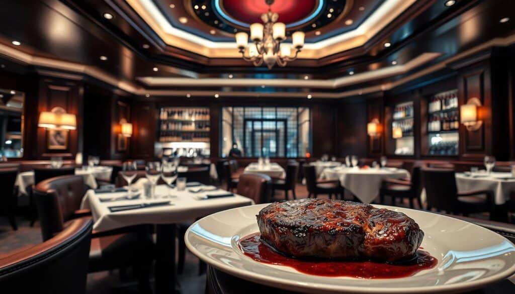 high-end steakhouse