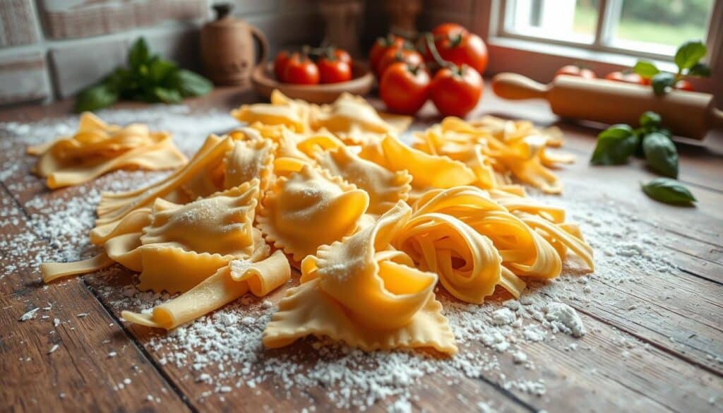 homemade pasta