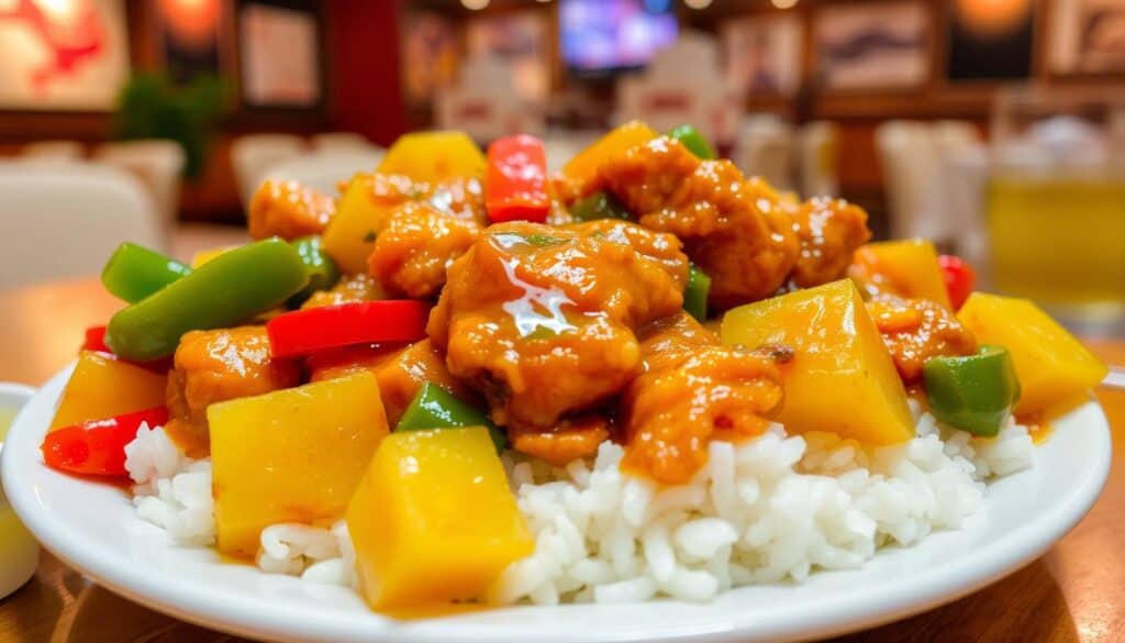 sweet-and-sour chicken