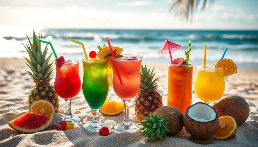 tropical drinks