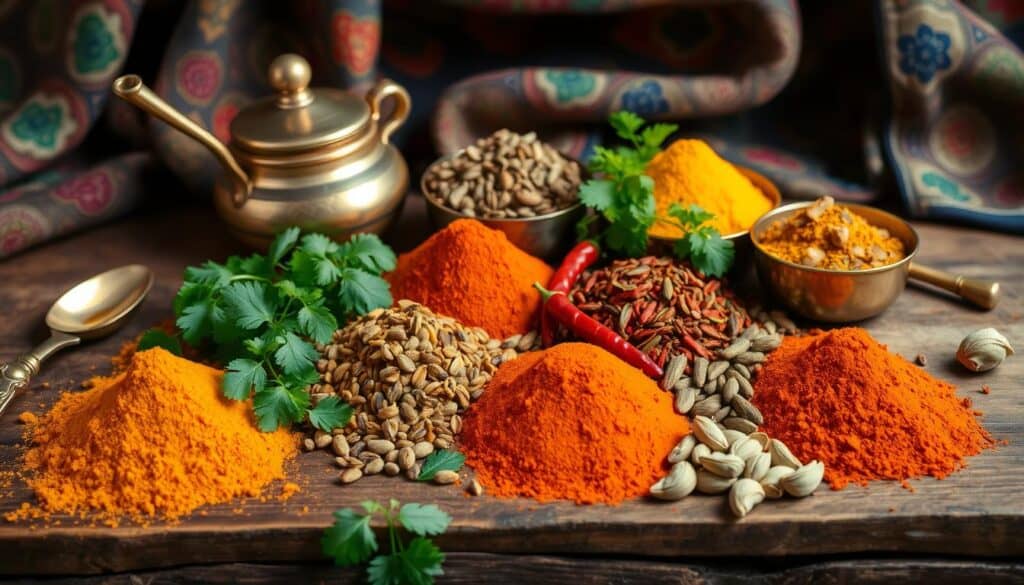 Indian spices and flavors