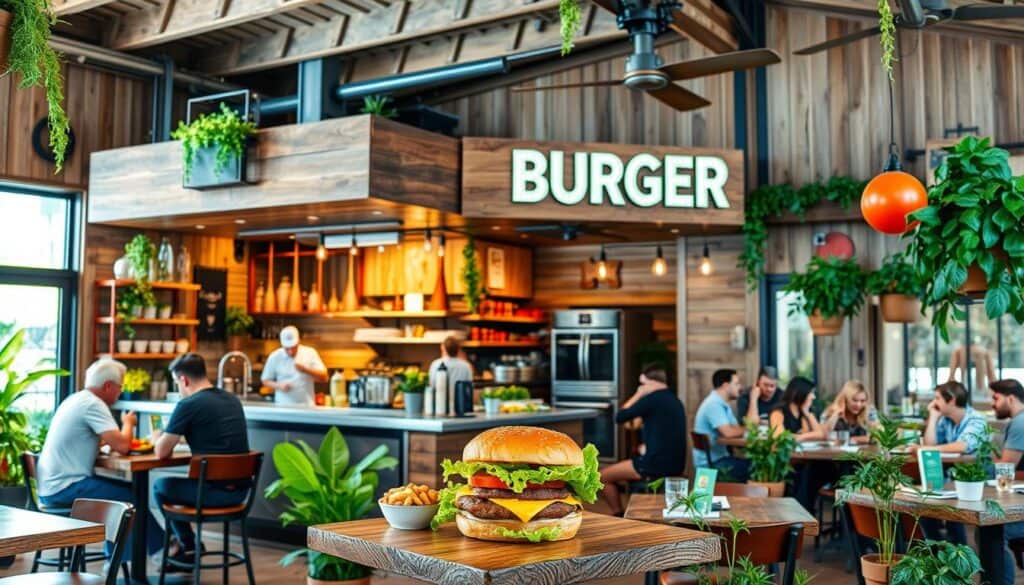 gourmet burger restaurant