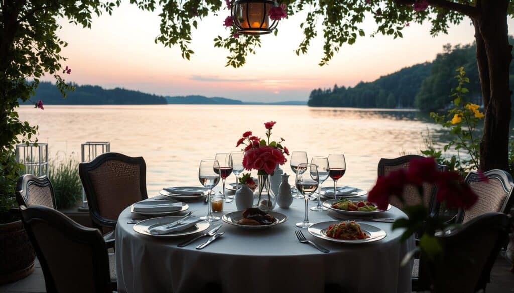 lakeside dining