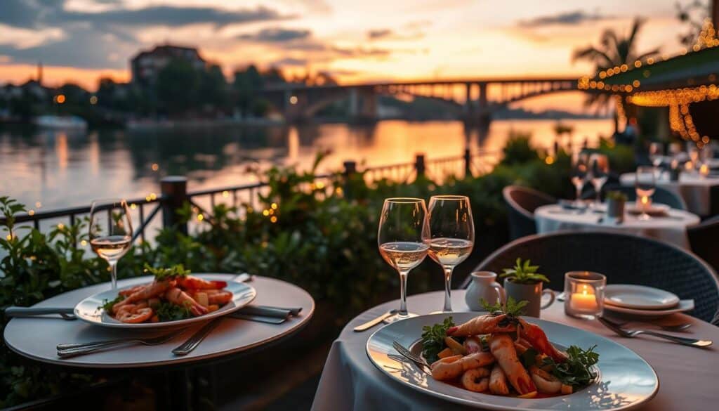 riverside dining