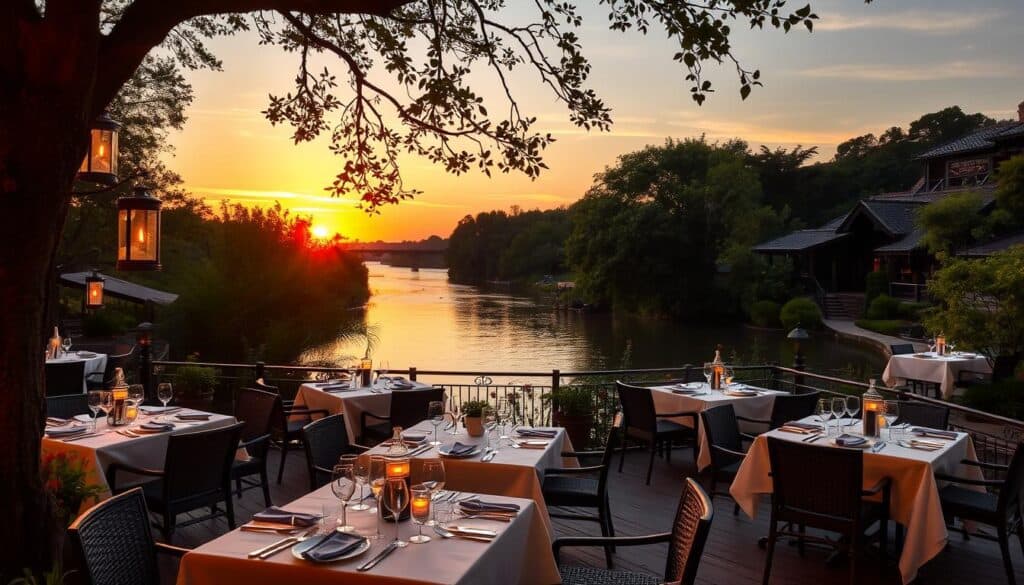 riverside dining experience