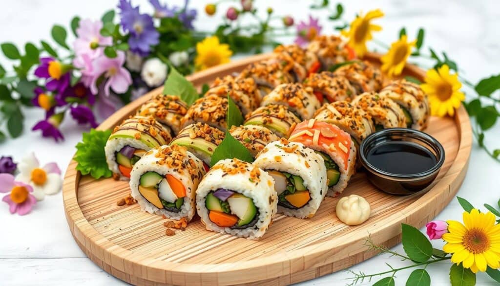 vegan sushi options