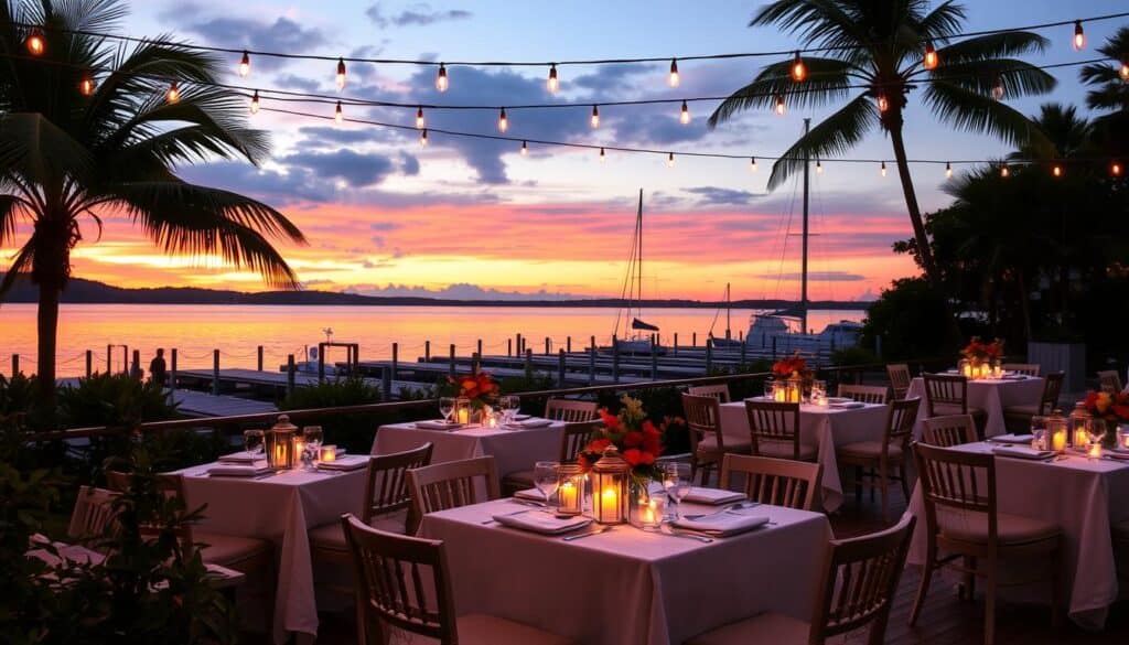 waterfront dining