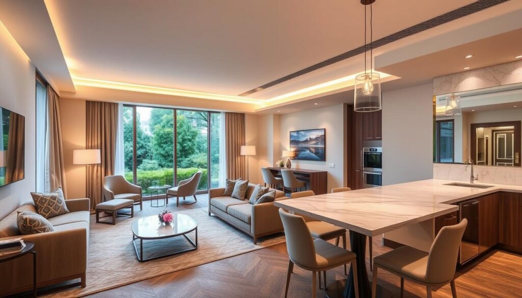 express suites with modern amenities